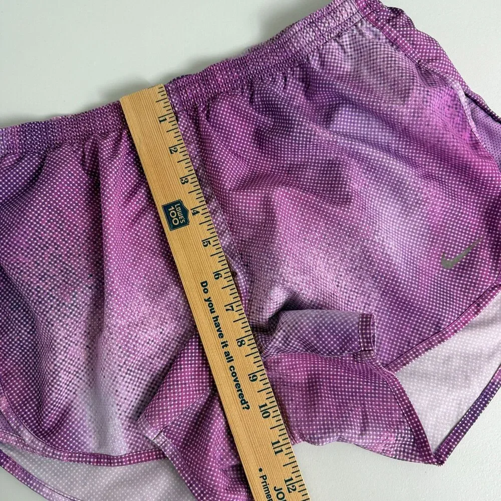 Nike Women's Modern Tempo Purple Dri-Fit Athletic Running Shorts Size S Small